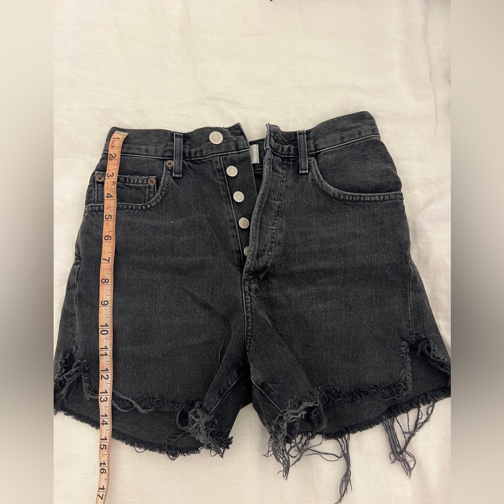 Agolde Women's Black Denim Shorts